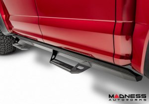 Ford Bronco Side Steps - 4 Door - Predator Pro Step System - Textured Black - N Fab 